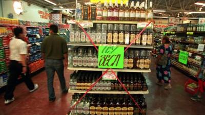 Ley seca entra en vigor en cuatro días.