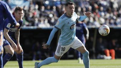 Iago Aspas es la figura del Celta de Vigo. Foto EFE.