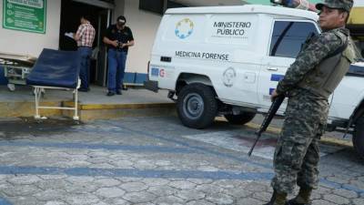 El cadáver de Sánchez lo reconocieron en el hospital.