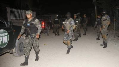Los elementos de Fusina desde la noche del pasado lunes se instalaron en la colonia Las Canelas.