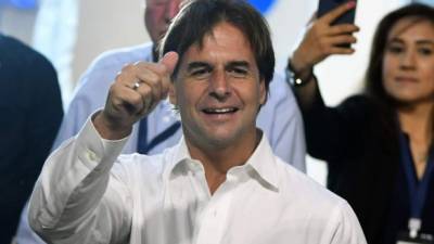 Lacalle Pou ganó unas ajustadas elecciones generales en Uruguay./AFP.