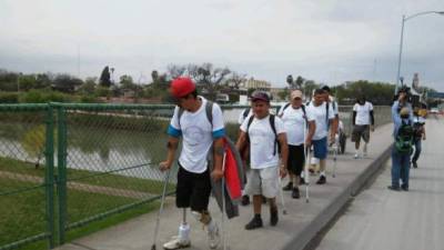 Los inmigrantes mutilados partieron desde El Progreso, Honduras, con la misión de llegar a la Casa Blanca.