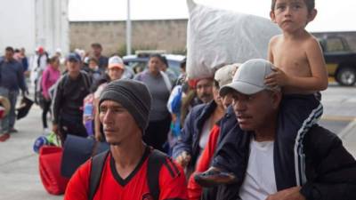 l miércoles, las autoridades mexicanas detuvieron a unos 420 migrantes que formaban parte de una nueva caravana. Foto: EFE/Archivo