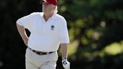El magnate estadounidense ha pasado la mayor parte de sus fines de semana jugando al golf.