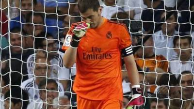 Iker Casillas lamentó la derrota ante el Atlético.