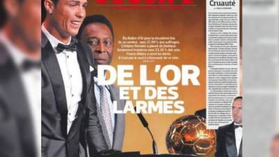 La portada de L'Équipe editorializa la cuestión y asegura que el colectivo y los resultados ya no son determinantes para ser ganador del premio.