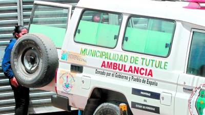 El cuerpo fue llevado en ambulancia a Tutule.