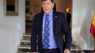 El representante de las Naciones Unidas en Tegucigalpa, Igor Garafulic, durante una entrevista con Efe ayer, en Tegucigalpa (Honduras). Garafulic expresó su satisfacción por haber acompañado las dos primeras fases del diálogo en Honduras para resolver los problemas derivados por el presunto fraude en las elecciones generales de noviembre de 2017 que aduce la oposición. EFE/Gustavo Amador