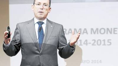 Marlon Tábora compareció anoche al Congreso Nacional.