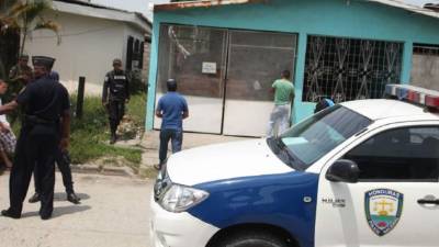 El doble crimen de la pareja ocurrió ayer en la mañana en el primer pasaje de la colonia San Carlos, de Choloma.