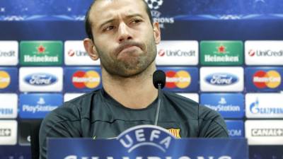 Javier Mascherano calificó al fútbol sin memoria cuando de criticar se trata.