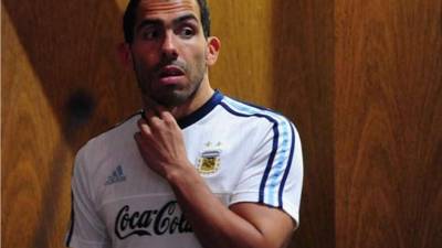 Tévez se une a las bajas de Messi y Zabaleta.