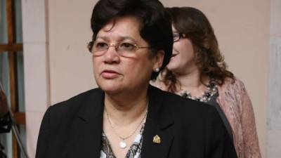 Vilma Morales, miembro de la Comisión Interventora del IHSS.