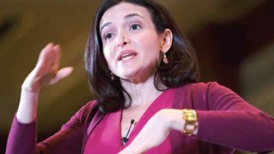 Sheryl Sandberg, directora de operaciones de Facebook.