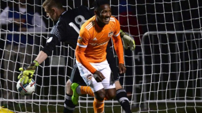 Quioto se destapó con un doblete el pasado sábado en el duelo ante Colorado Rapis. Foto Houston Dynamo.