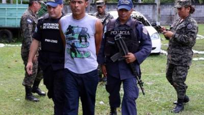 Rafael Bueso Oseguera, alias Lito Kasasa, fue trasladado ayer mismo a la Dnic, en San Pedro Sula.