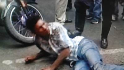 El supuesto delincuente fue identificado como Juan Ramón Matamoros Vaquedano.