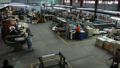 En las instalaciones de la Empresa de Artes Gráficas se imprime La Gaceta.