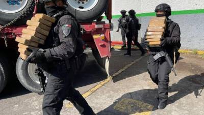 Las fuerzas de seguridad mexicanas realizan una segunda incautación de drogas en la Ciudad de México.