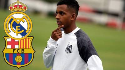 Rodrygo interesaba al Barcelona, pero el Real Madrid se adelantó y cerró su fichaje. Foto EFE