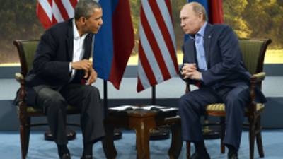 El presidente Barack Obama dialogó con su par ruso Vladimir Putin en junio de este año.