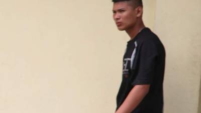 Gledin Omar Murillo es uno de los pandilleros detenidos y ayer fue remitido a la Fiscalía.