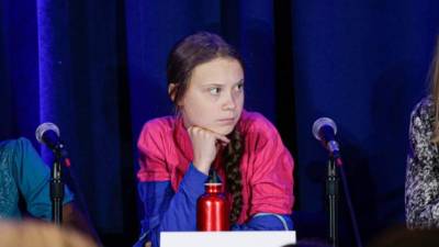 La adolescente sueca, Greta Thurnberg, regañó a los líderes mundiales en un apasionado discurso en la ONU./AFP.