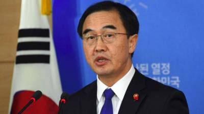 Cho Myung-gyon, ministro surcoreano de Unificación manifestó la voluntad de su país de dialogar con sus vecinos del Norte.