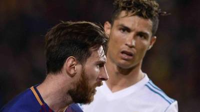 Lionel Messi anotó un gol en el clásico. FOTO AFP.