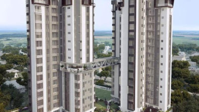 En esta foto virtual se muestra como serán las Torres del Valle diseñadas por arquitectos guatemaltecos.