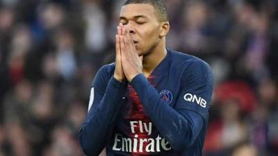 Kylian Mbappé junto a Neymar y Cavani son las esperanzas para que el PSG pueda consagrarse como campeón de la Champions League. FOTO AFP.