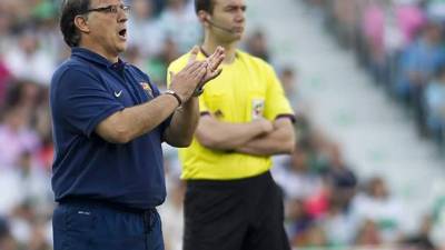 Para el Tata Martino, el empate ante Elche es un buen resultado para el Barcelona.