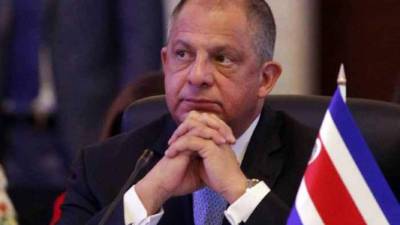 El presidente costarricense, Luis Guilleromo Solís, es la cara visible de la preocupación de su país por la muerte violenta de mujeres.