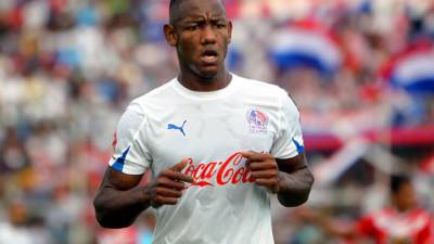 Rommel Quioto ya cumplió el primer partido cuando Olimpia se enfrentó a Motagua.