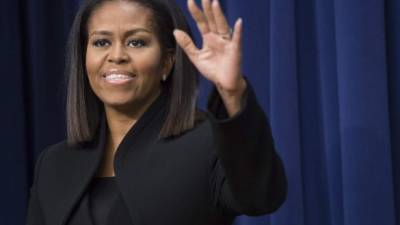 La ex primera dama de EEUU Michelle Obama. AFP.