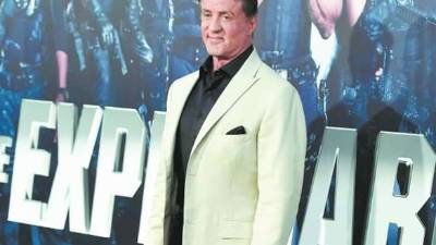 El famoso actor Sylvester Stallone.