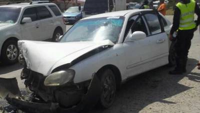 El herido fue llevado de emergencia a una clínica privada.