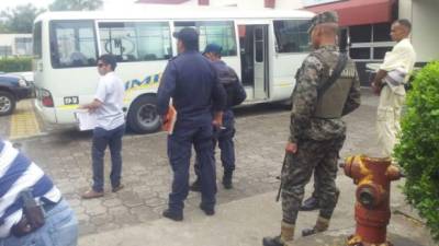 Testigos relataron que el bus con registro numero 94 iba rumbo a la Central Metropolitana de Buses con procedencia de Puerto Cortés.