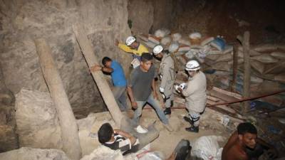 Ocho mineros hondureños se encuentran soterrados desde el pasado 2 de julio en San Juan Arriba.
