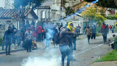 Cientos de manifestantes se han tomado Quito y otras ciudades ecuatorianas para protestar contra el presidente Lasso.