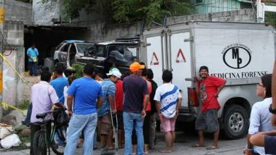 El homicidio de Luis Alberto Vásquez Mejía ocurrió ayer en la tarde en la 5 calle 9 y 10 avenidas del barrio Guamilito.