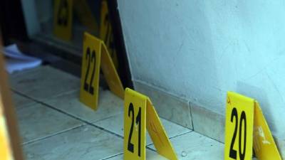 Fotografía de archivo de escena de crimen.