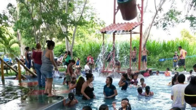 El balneario La Aguagua gusta mucho por su frescura debido a su entorno natural.