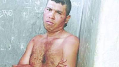 Yenis Omar Mayorga Jiménez cuando permanecía en las celdas de la Policía Nacional.
