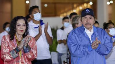 Murillo fue sancionada por Reino Unido tras la reelección junto a Ortega en Nicaragua.