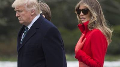 Donald Trump y Melania Trump, la primera pareja presidencial de Estados Unidos.