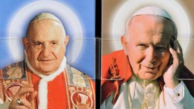 La ceremonia de canonización de Juan XXIII y Juan Pablo II será presidida por el papa Francisco.