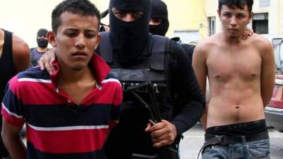 Los pandilleros Héctor Manuel Pavón Prieto y Luis Gerardo Hernández