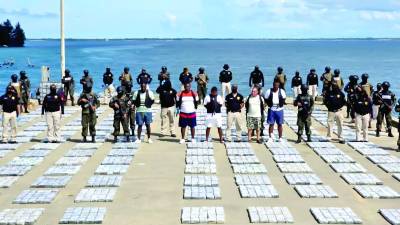 En 160 fardos tenían 3,993 kilos que serían llevados a Estados Unidos.