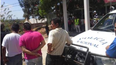 Al parecer el supuesto delincuente le intentó robar al guardia de seguridad.